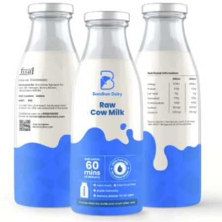 Bandhan Dairy Raw Cow Milk