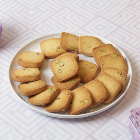 Butter Pista Cookies