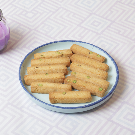 Butter Pista Stick Cookies 