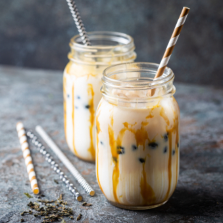 Salted Caramel Flavoured milk