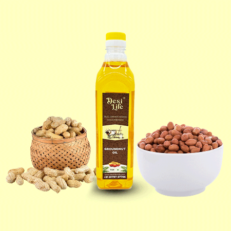 Groundnut Oil - Bull Driven Wooden Cold Pressed
