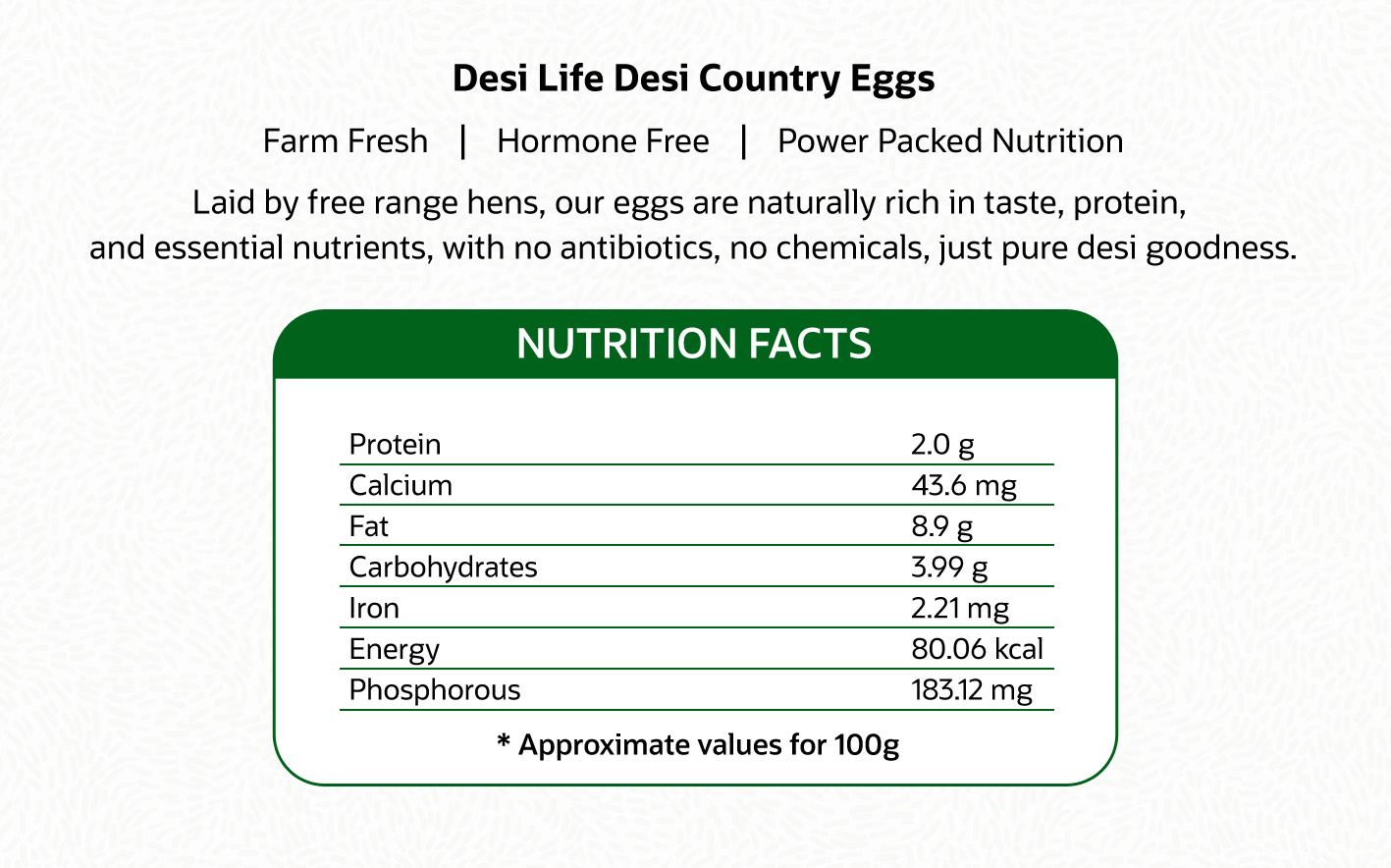 Original Country Eggs - 6 Pack (Free Range & Antibiotic Free)