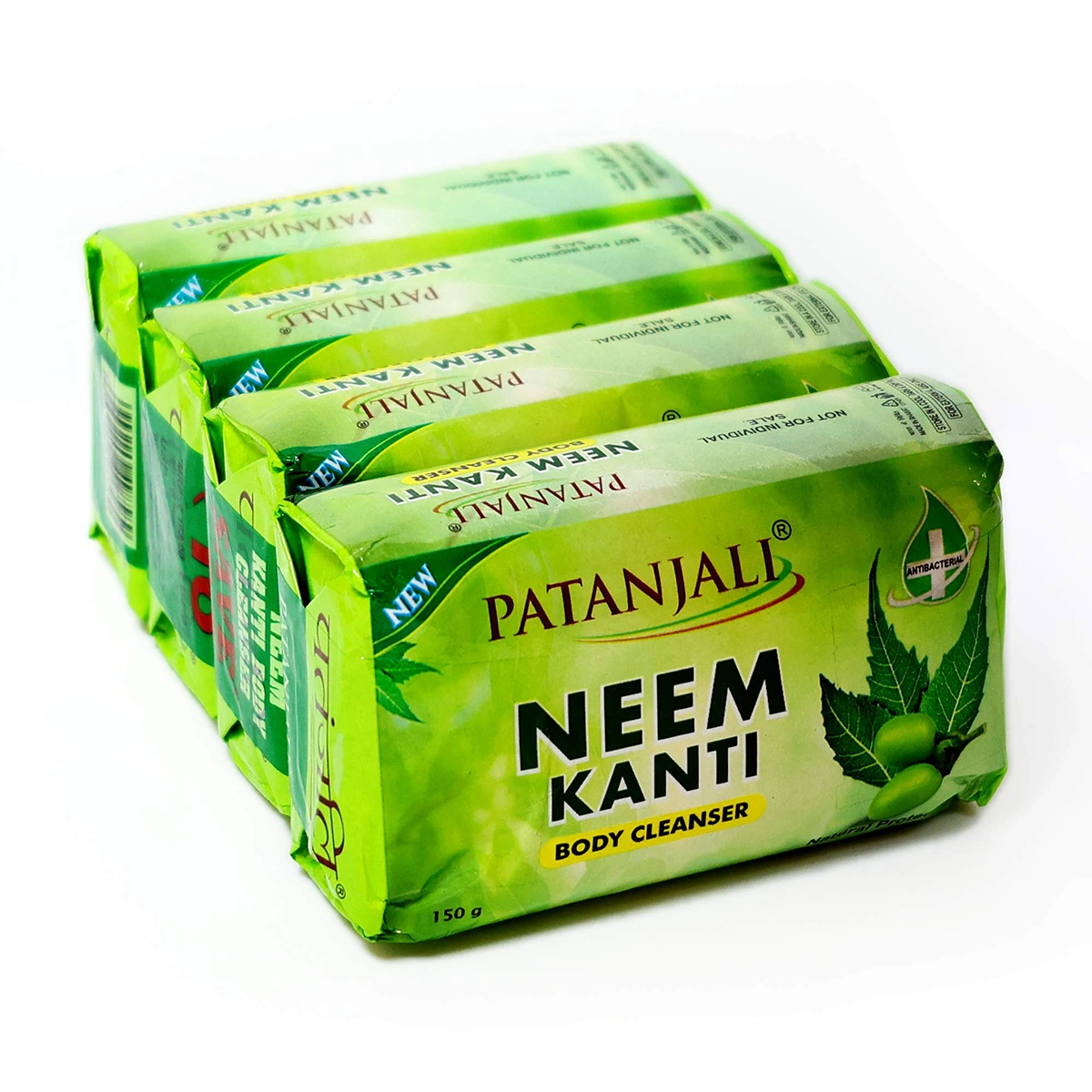 Patanjali Neem Kanti Body Cleanser (Pack of 4 )