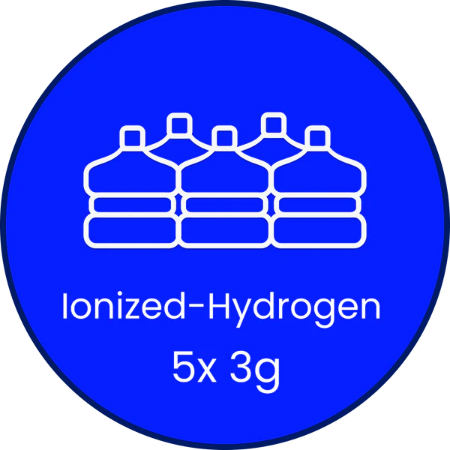 5x3-Gallon Ionized-Hydrogen Water Delivery (15g)