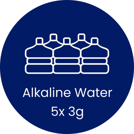 5x 3-Gallon Alkaline Water Delivery (15g)