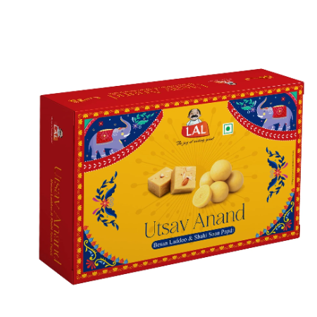 Lal Utsav Ananad Besan Laddoo & Shahi Soan Papdi