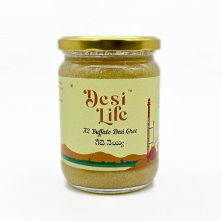 Vedic Buffalo Ghee | Bilona Method | Made from Curd 500ML