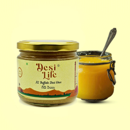 Vedic Buffalo Ghee | Bilona Method | Made from Curd 250ML