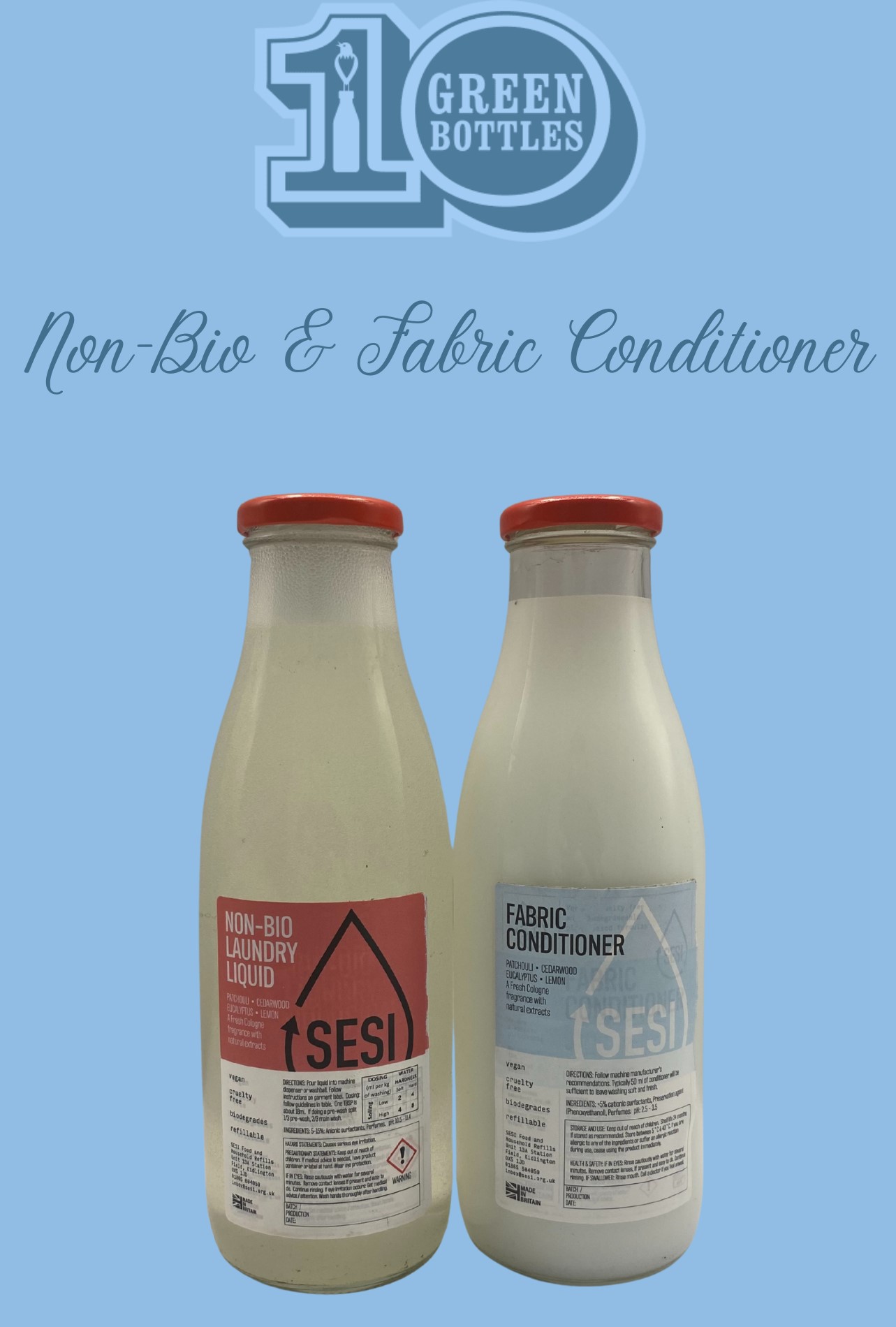 Non-Bio Laundry Liquid & Fabric Conditioner Duo