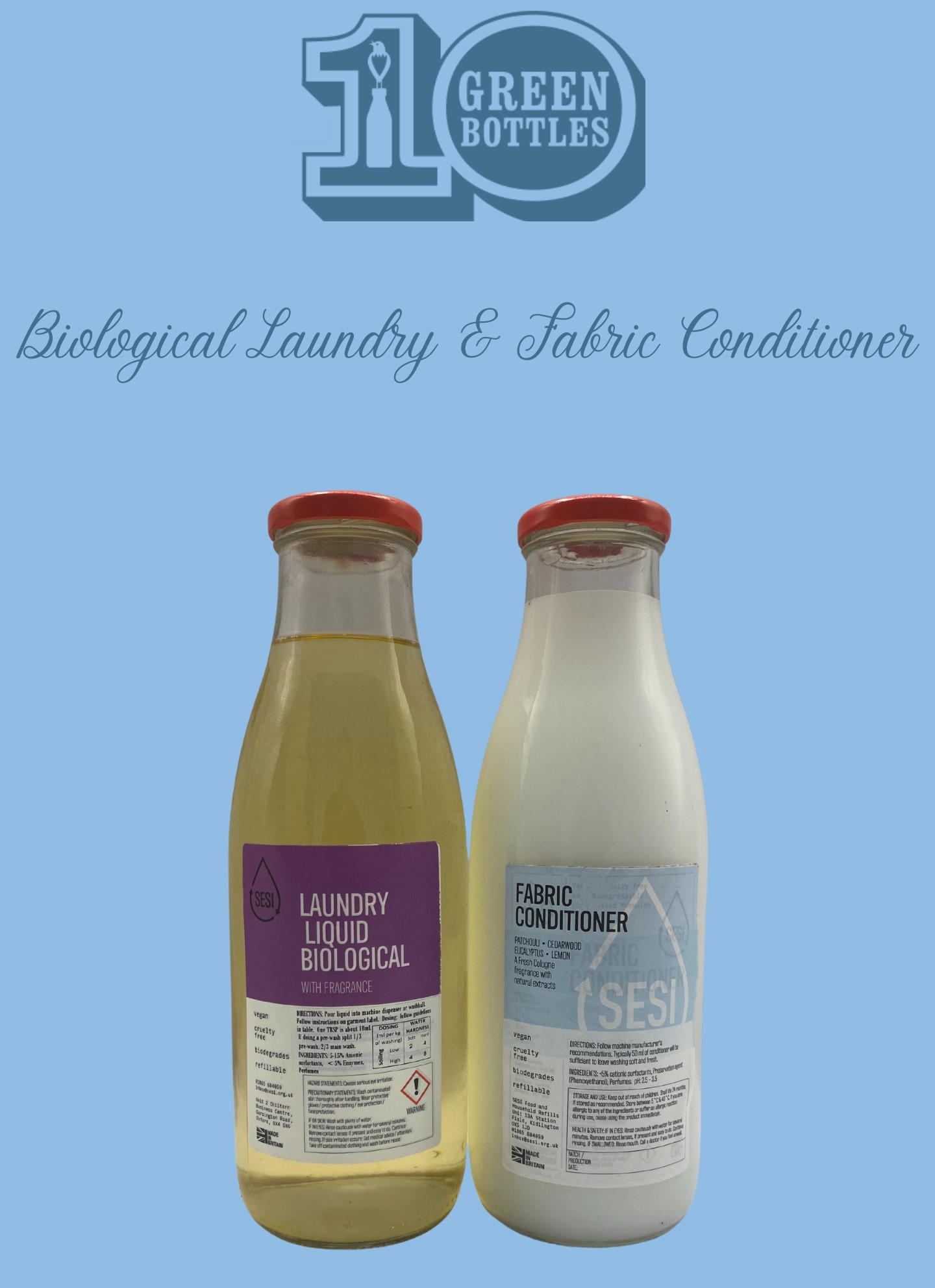 Bio Laundry Liquid & Fabric Conditioner Duo