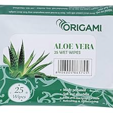 Origami Wet Wipes Aloe Vera