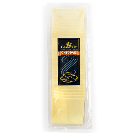 Grand'Or 50% Cheddar White Cheese Slices 160g 
