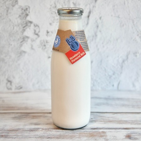 Organic Strawberry Milkshake 