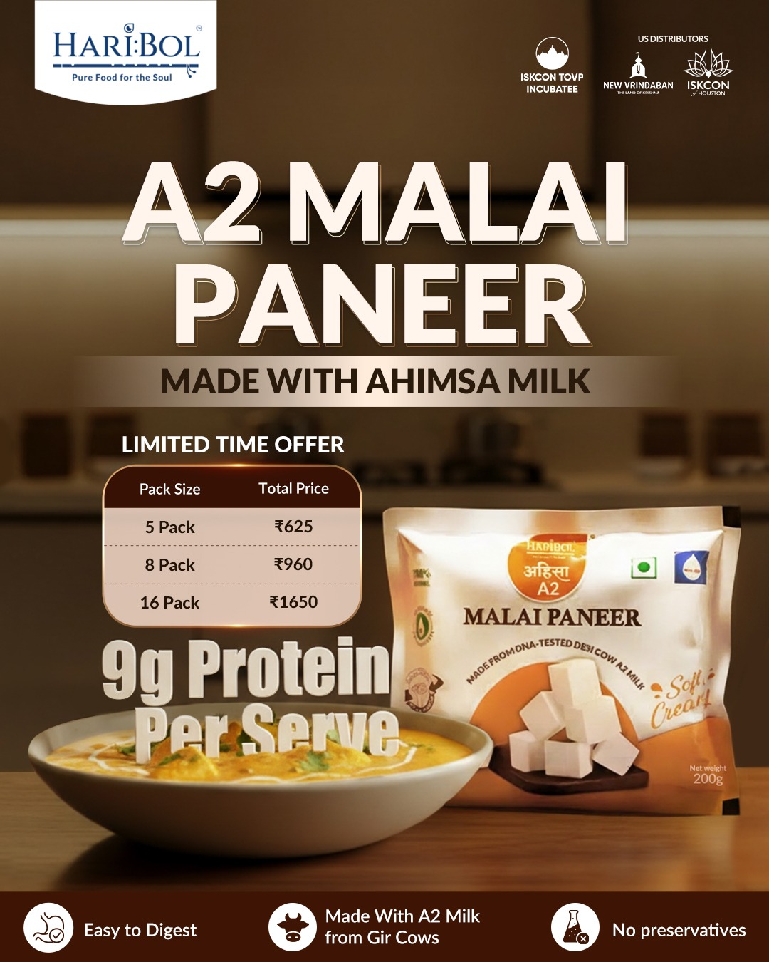 A2 Malai Paneer -8pack