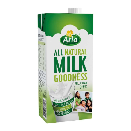 Arla Full Cream Milk 1L