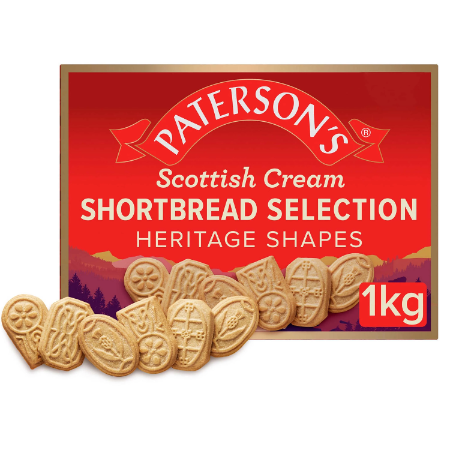 Paterson's Scottish Cream Shortbread Selection 1kg