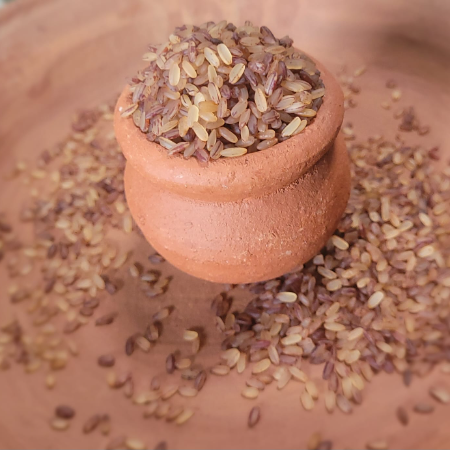 (Gidda) Red Boiled Rice (Unpolished) - Natural