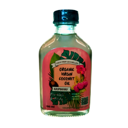 Virgin Coconut oil Perfumed Raspberry 100ml