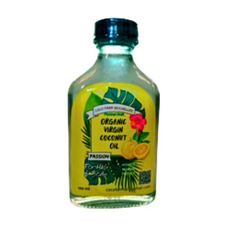Virgin Coconut oil Perfumed Passion Fruit 100ml