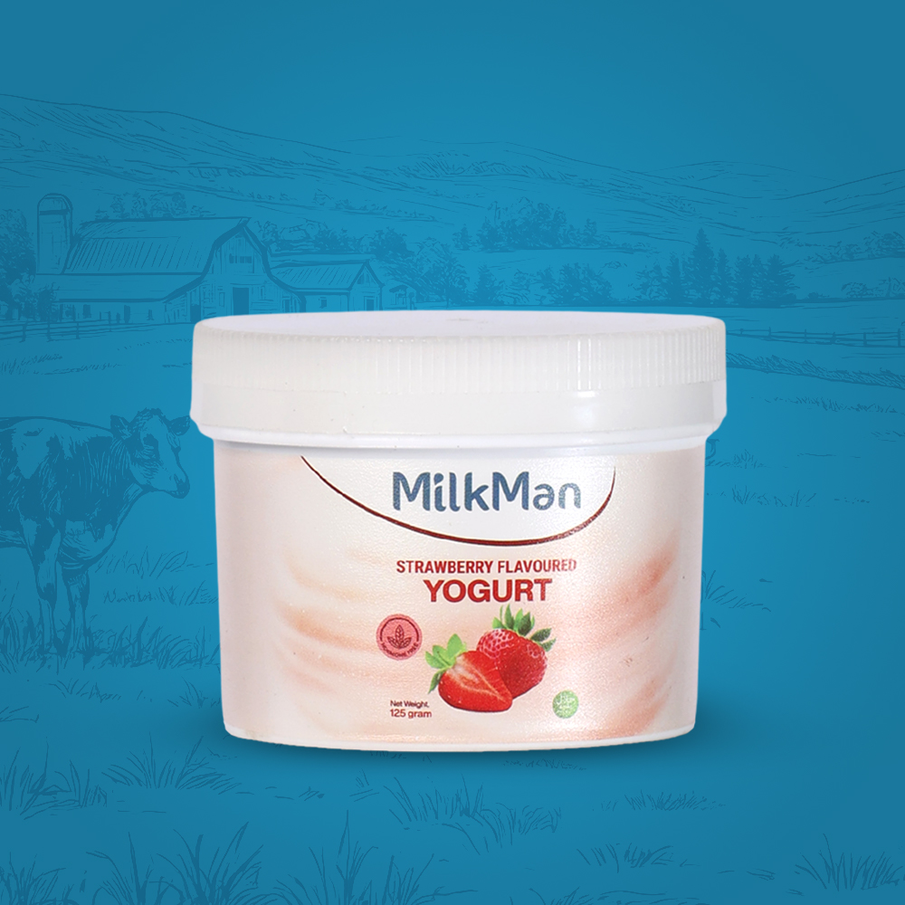 Flavored Strawberry Yogurt