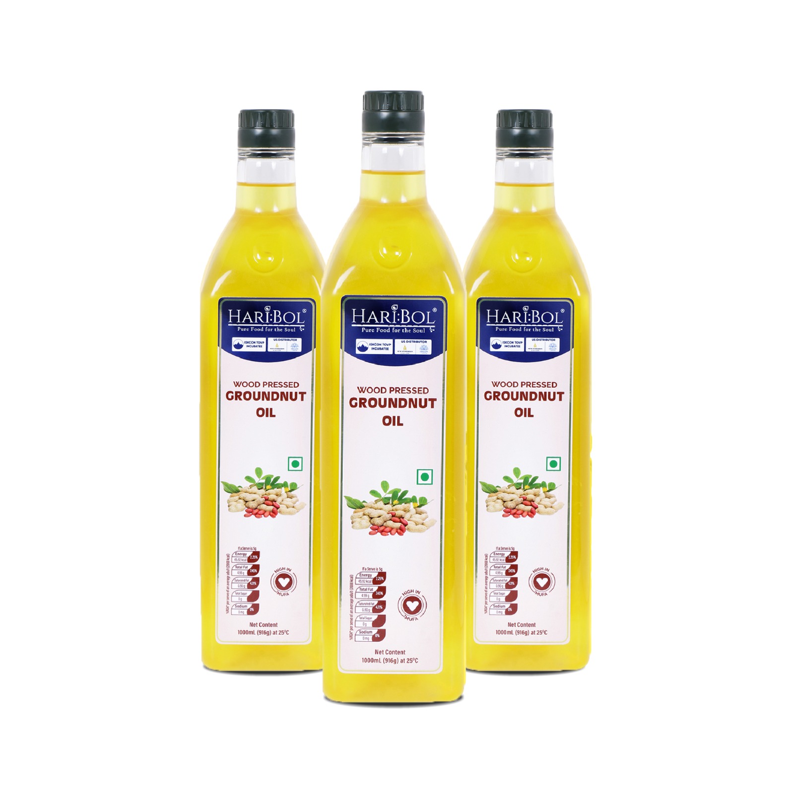 Wood Pressed  Groundnut Oil -Buy 3@1200