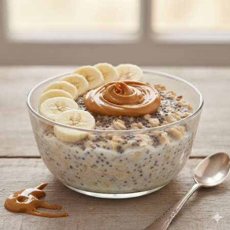 Banana Overnight Oatmeal 