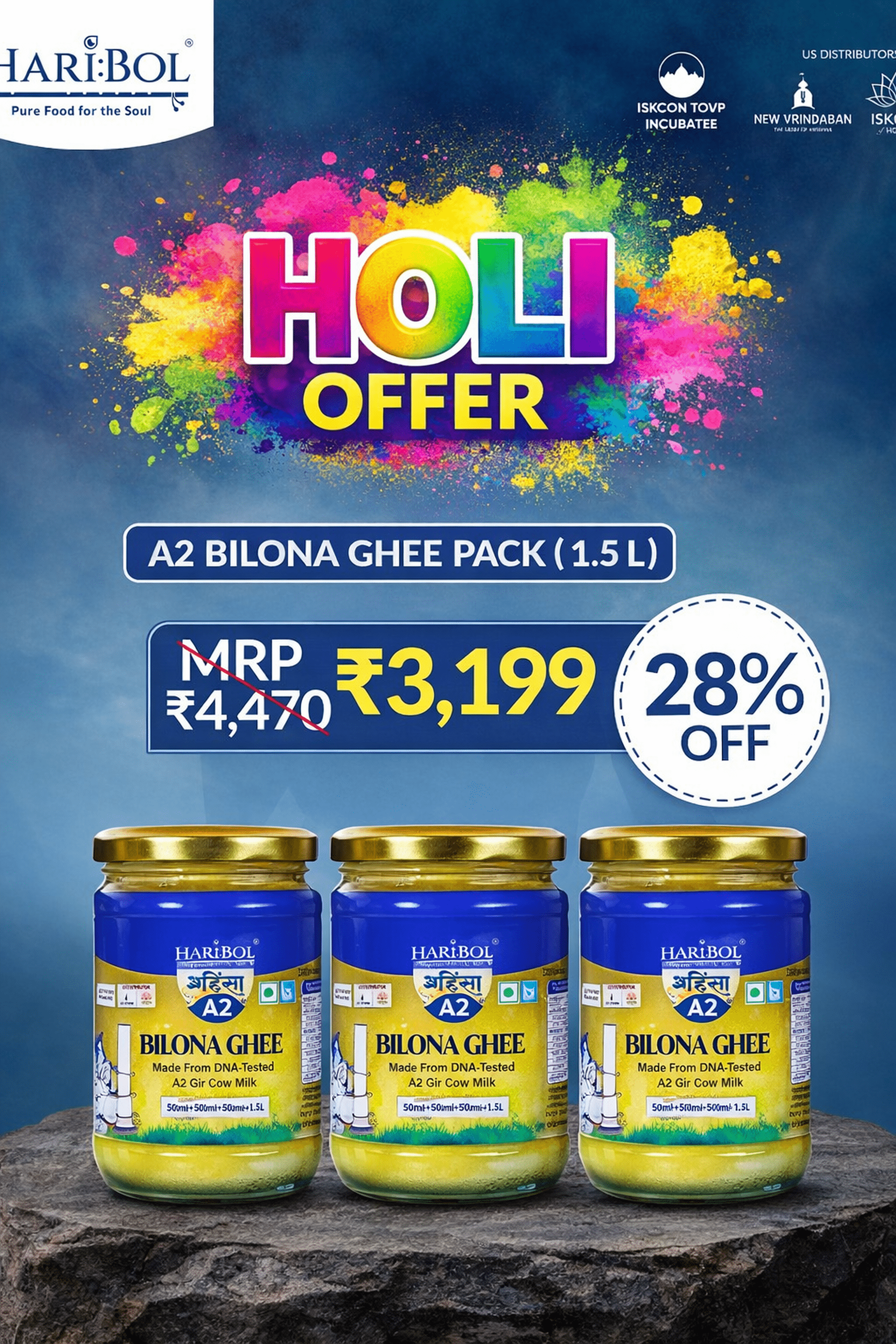 A2 Bilona Ghee 1.5 ltrs 