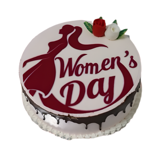 Pink Strawberry filled Cake 