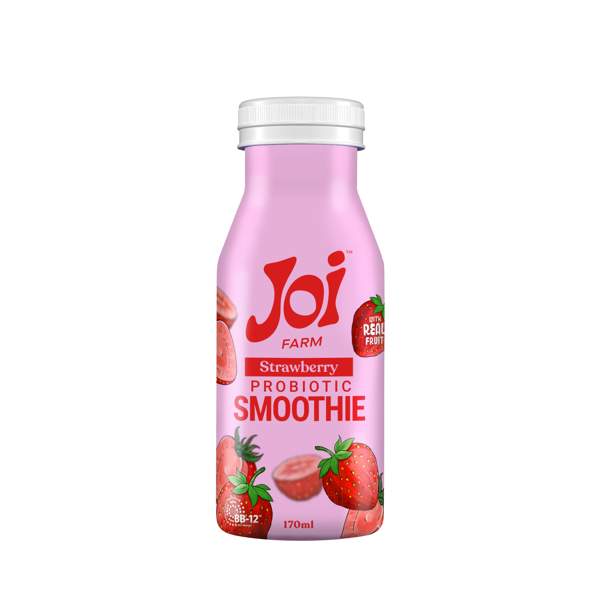 Strawberry Probiotic Yogurt Smoothie