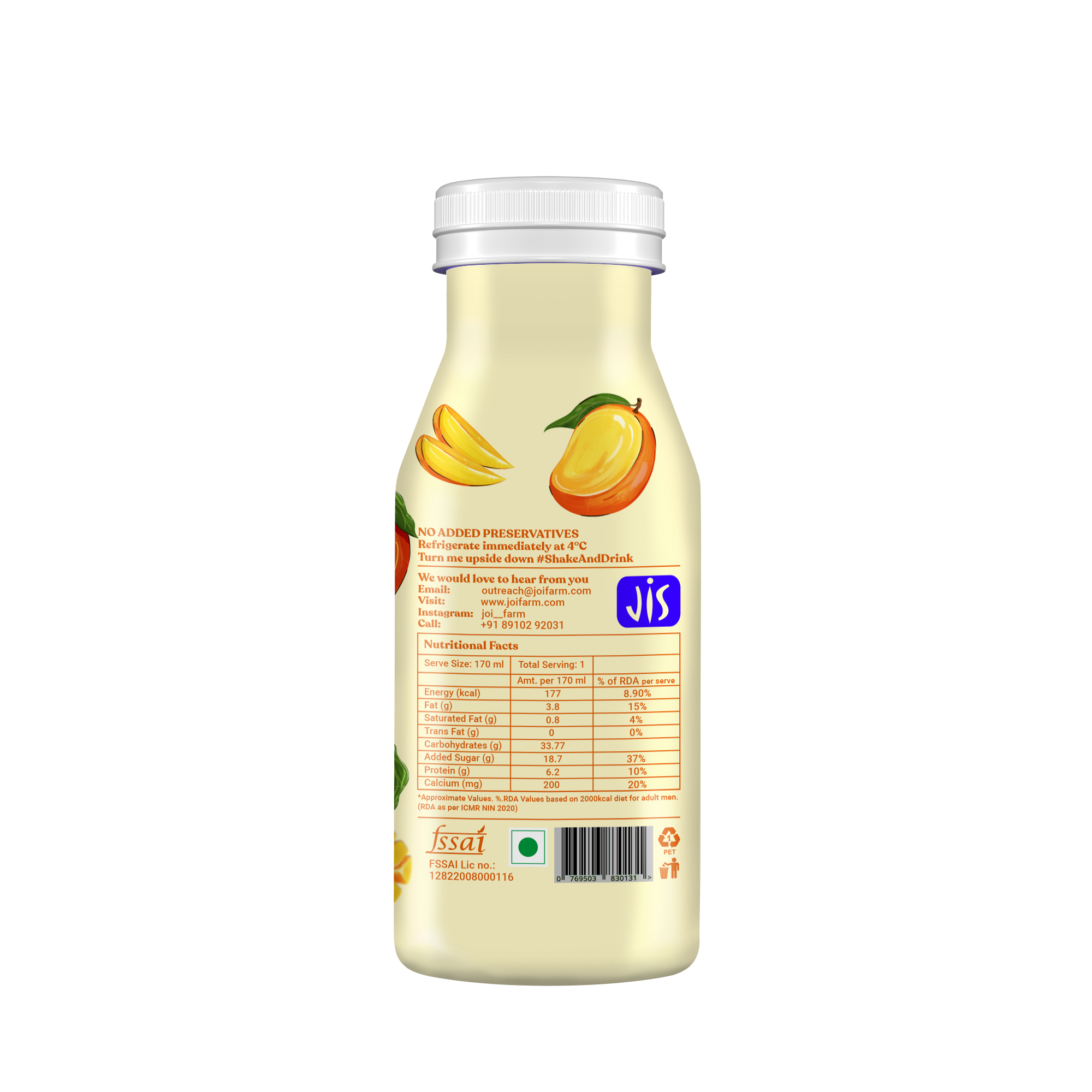 Mango Probiotic Lassi