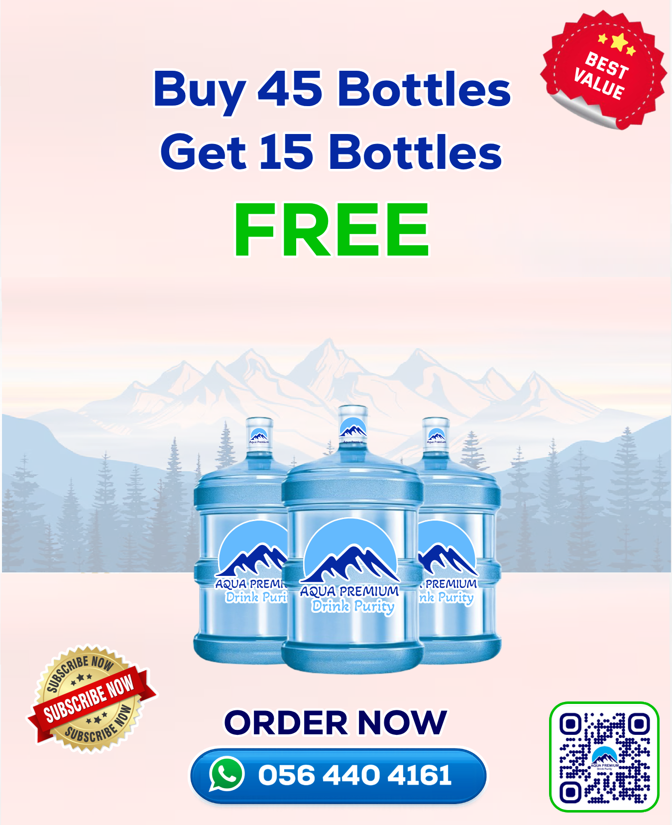 BUNDLE OFFER - BUY 45 BOTTLES AND GET 15 BOTTLES FREE