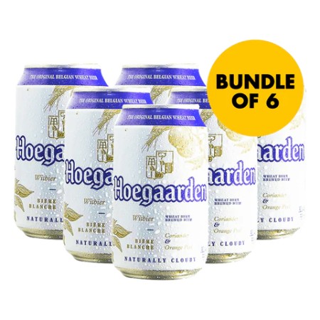 Hoegaarden Beer Can 330ml x 6.