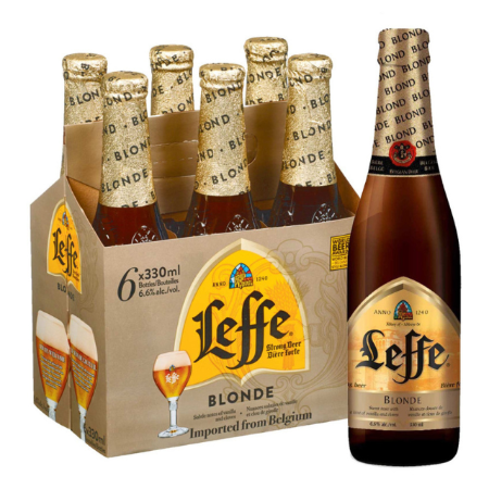 Leffe Blond Beer 330ml x 6.