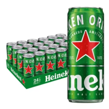 Heineken Beer Can 330ml x 24