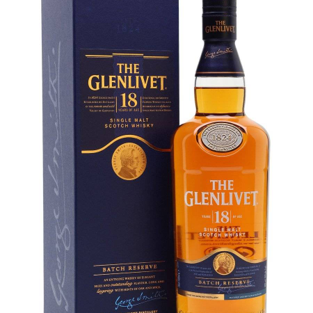 The Glenlivet 18 Year Old Single Malt Scotch Whisky 700ml