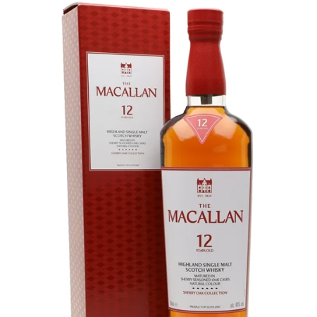 The Macallan 12 Years Old Sherry Oak 700ml