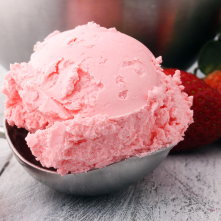 Strawberry ice cream