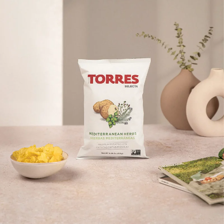 Torres Mediterranean Herbs Potato Chips 150g