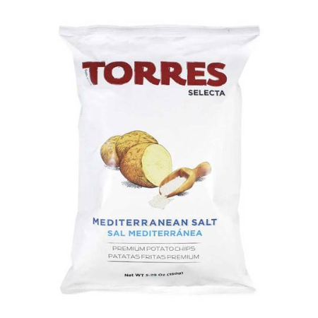 Torres Mediterranean Salt Potato Chips 150g