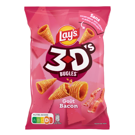 Lay's 3D's Bugles Bacon 80g