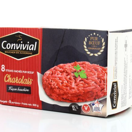 Convivial Charolais Beef Burger Patties 150g x 5
