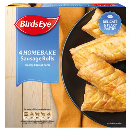 Birds Eye Homebake Sausage Rolls 360g 
