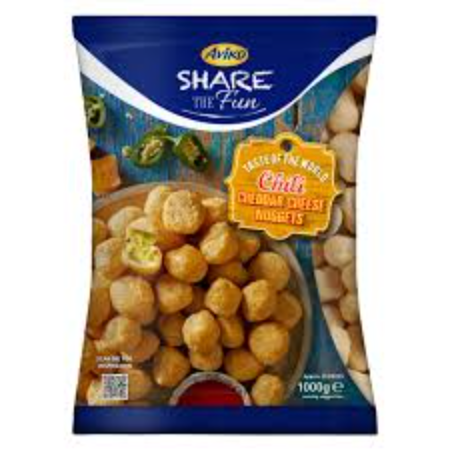 Aviko Chilli Cheddar Cheese Nuggets 1kg