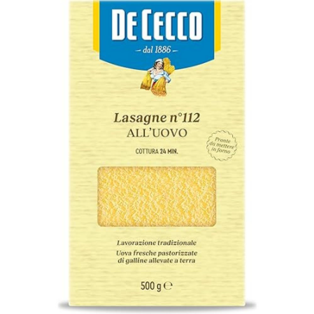 De Cecco Egg Lasagne N°112 500g