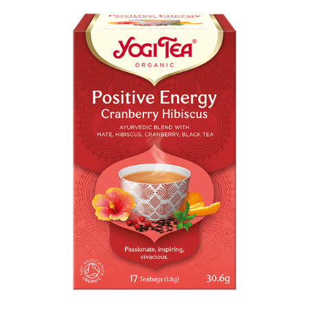 Yogi Tea Positive Energy Cranberry Hibiscus 17 Bags