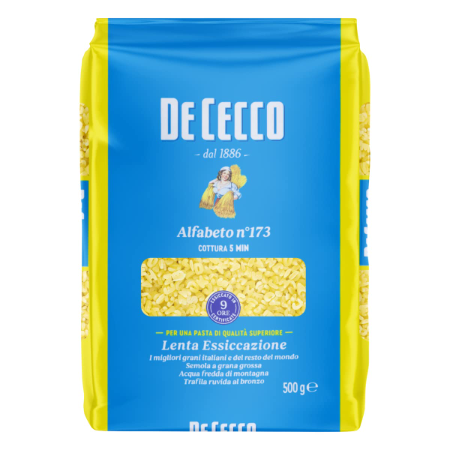 De Cecco Alfabeto N° 173 500g