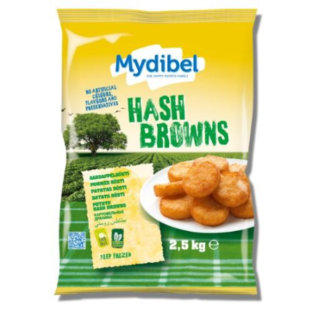 Mydibel Hash Browns 2.5kg