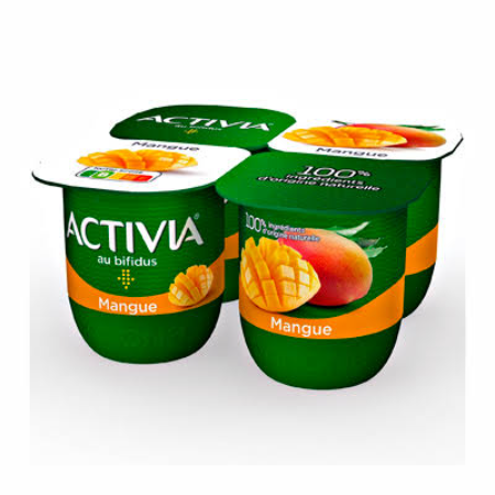 Activia Mango Yogurt 125g x 4