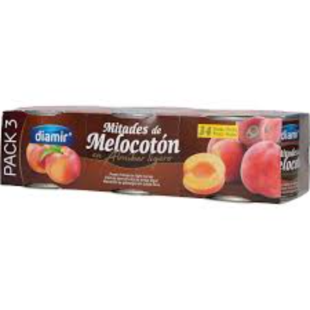 Diamir Peach Strips In Syrup Pack 3