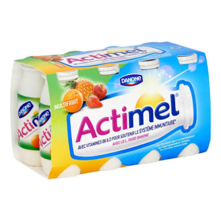 Danone Actimel Multifruit 100g x 8